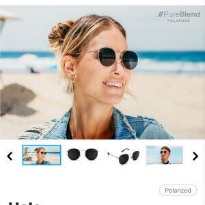 Blenders Sunglasses - Moon Virginia Halo - Silver / Gradient Smoke